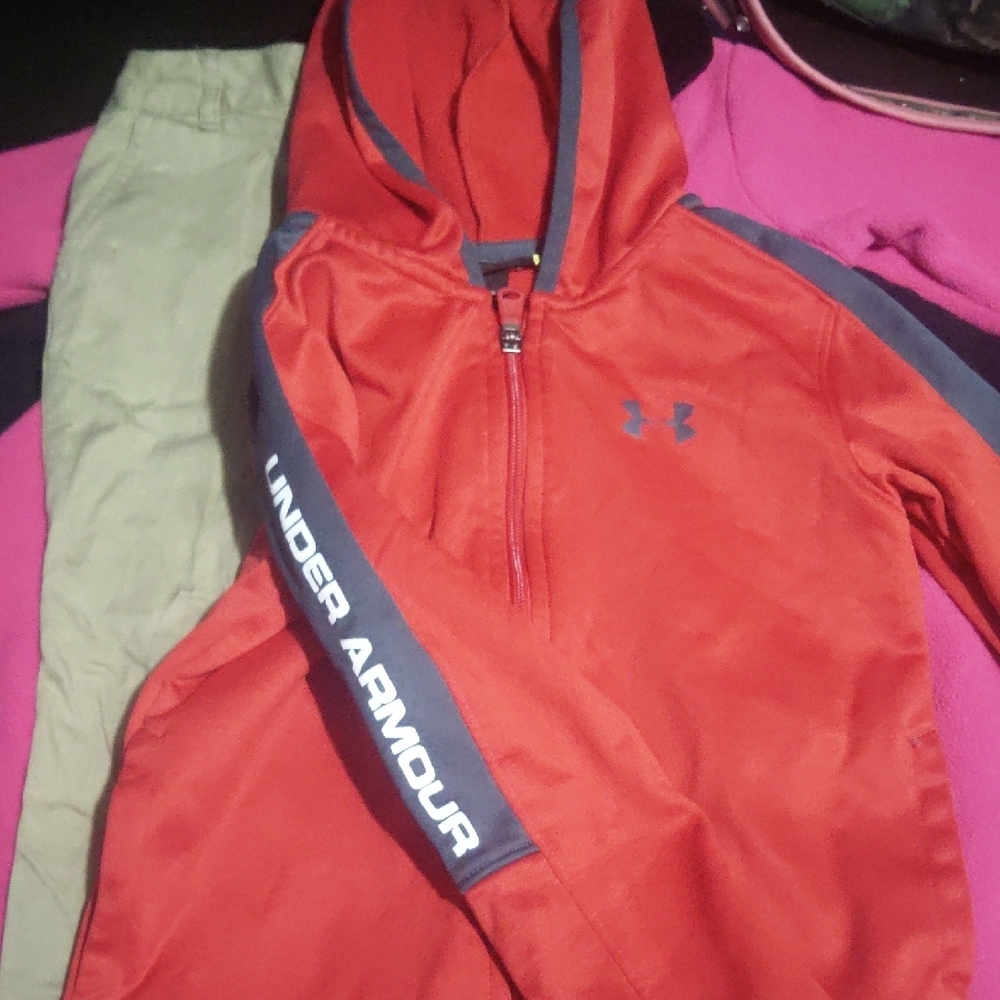 Under Armour Kids Red Hoodie